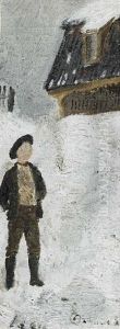Gutt I Snolandskap (boy In A Snowy Landscape) by Edvard Munch