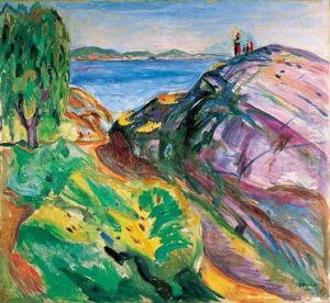Sommer Ved Kysten, Krager by Edvard Munch