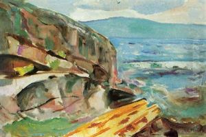 Caostline From Hvitsten by Edvard Munch