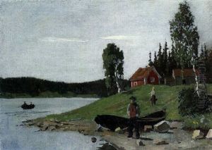 Seelandschaft (maridalsvannet?)