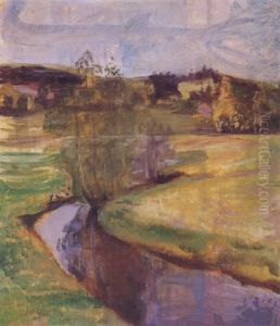 Norskt Varlandskap by Edvard Munch