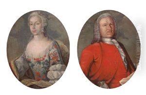 Sorenskriver Over Hedemarken Hans Heinrich Schwabe Og Hans Kone