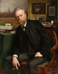 Portrait Of A Gentleman With A Cigar