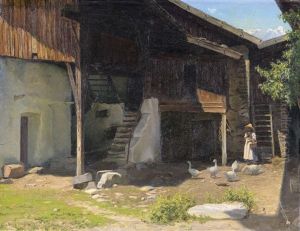 Sommerliche Idylle Auf Einem Bauernhof Sommerliche Idylle Auf Einem Bauernhof