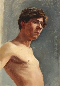 Study Of A Male Model by Emilie Mundt