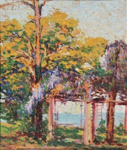 Arbor In Spring, Possibly Provincetown by Anne Wells Munger