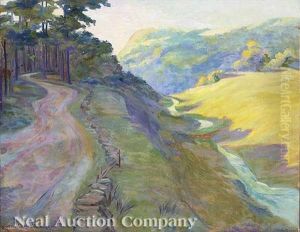 Smoky Mountain Pass And River Road by Anne Wells Munger