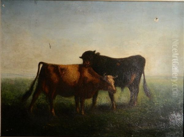 Cattle By Stream - view 1