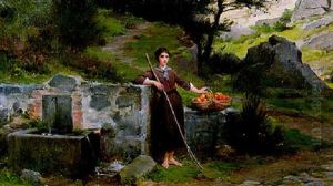 The Apple Seller by Emile Munier