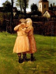 Testverek - Az Elso Konnyek, Ne Sirj! (sisters - The First Tears, Don't Cry!) by Mihaly Munkacsy
