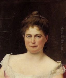 Portrait Einer Dame by Mihaly Munkacsy