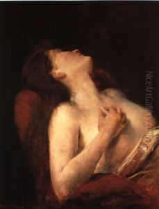In Erwartung by Mihaly Munkacsy