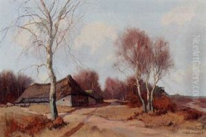 Schaapskooi Op De Hei by Xeno Muenninghoff