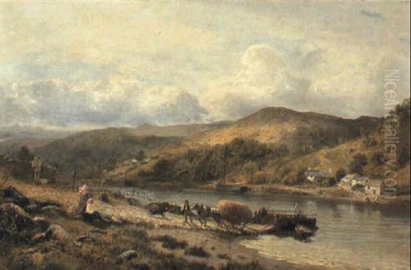 Upper Reaches Of The Usk River - view 1