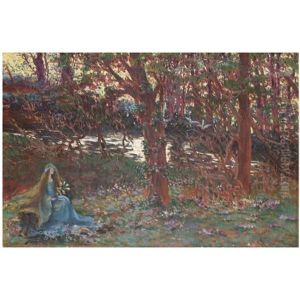Ofelia (ophelia) by Antonio Munoz Degrain