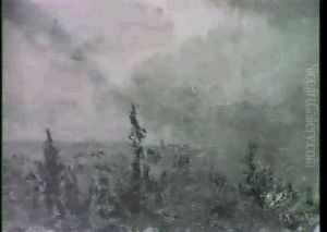 Paisaje Bajo Un Cielo Plomizo Paisaje Bajo Un Cielo Plomizo