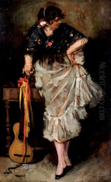Dama Con Guitarra - view 1