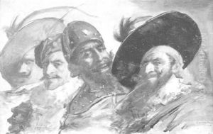 Tres Mosqueteros Y Un Soldado by Domingo Munoz y Cuesta
