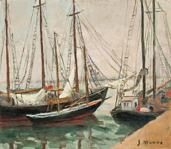 Sailboats In Harbour - view 1
