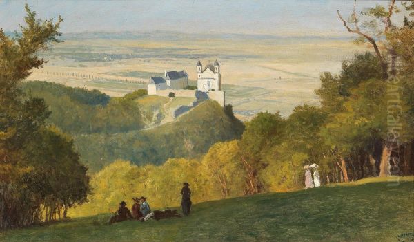 View From The Kahlenberg To The Leopoldsberg - view 1