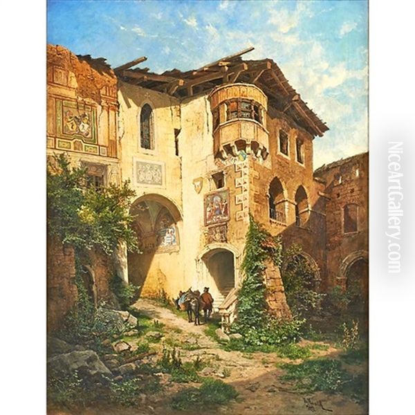 Castle Courtyard In The Ridges - view 1