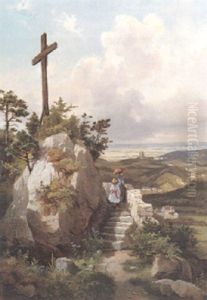 Motiv Aus Der Hinterbruhl by Leopold Munsch