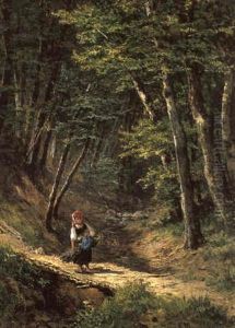Am Waldweg by Leopold Munsch