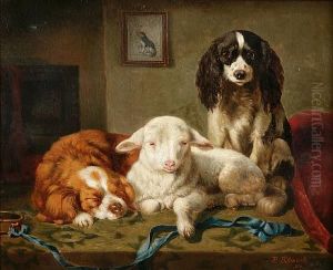 Spaniels And Lamb