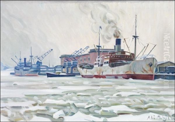 Talvinen Satama - Vinter I Hamnen - view 1