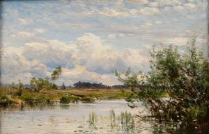 By The River by Magnus Hjalmar Munsterhjelm