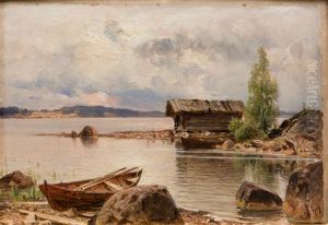 Lake View by Magnus Hjalmar Munsterhjelm