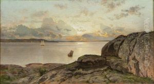Summer Landscape by Magnus Hjalmar Munsterhjelm