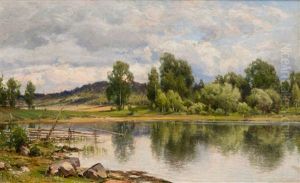Landscape by Magnus Hjalmar Munsterhjelm
