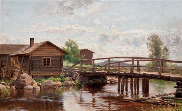 Morning Atmosphere By The River - view 1