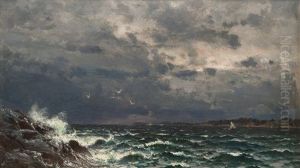 Stormy Sea by Magnus Hjalmar Munsterhjelm