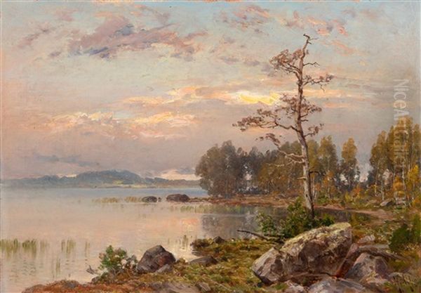 Autumn Morning by Magnus Hjalmar Munsterhjelm