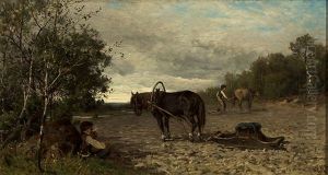 Field Worker Resting