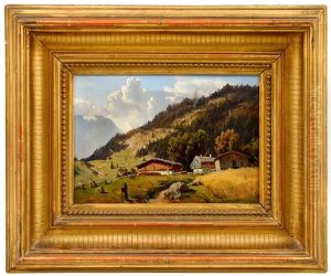 View From The Alps by Magnus Hjalmar Munsterhjelm