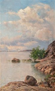 Summer Day In The Archipelago by Magnus Hjalmar Munsterhjelm