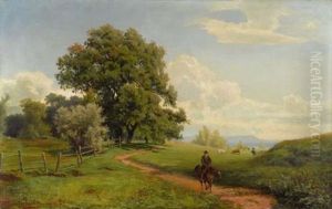 Landschaft Mit Reiter Landschaft Mit Reiter