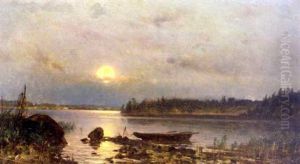 Ilta Saaristossa by Magnus Hjalmar Munsterhjelm