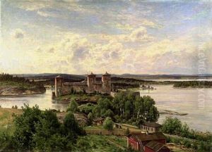 Sommarmoln Over Olofsborg by Magnus Hjalmar Munsterhjelm