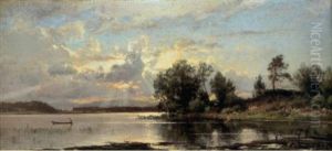 Solnedgang by Magnus Hjalmar Munsterhjelm