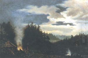 Vid Lagerelden by Magnus Hjalmar Munsterhjelm
