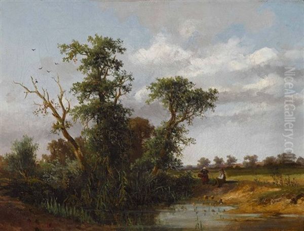Landschaften Mit Figurenstaffage (2 Works) - view 1