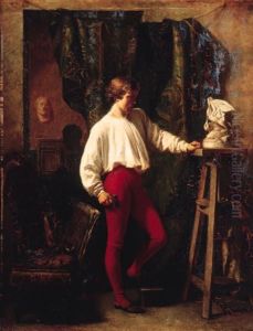 The Young Sculptor by Leon Joseph Billotte