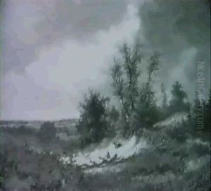 Norddeutsche Gewitterlandschaft by David Heinrich Munter