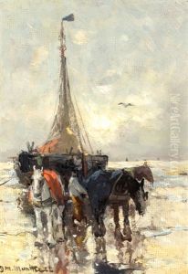 Bomschuit Op Het Strand by Gerhard Arij Ludwig Morgenstje Munthe