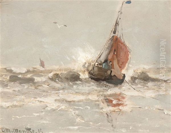 Barge In The Surf - view 1