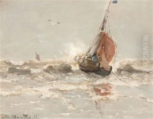 Barge In The Surf